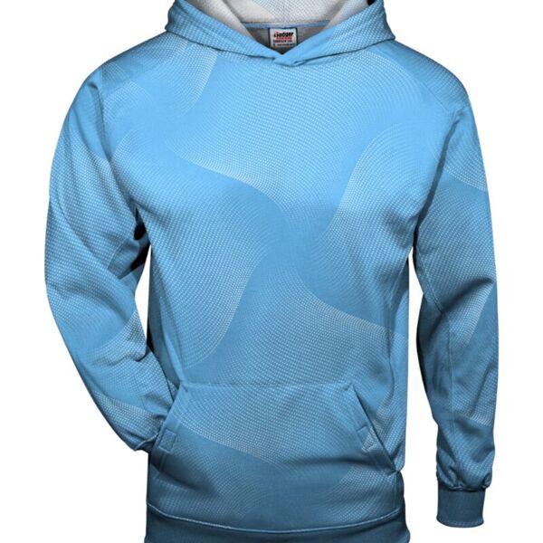 Youth Warp Hooded Long Sleeve T-Shirt Thumbnail