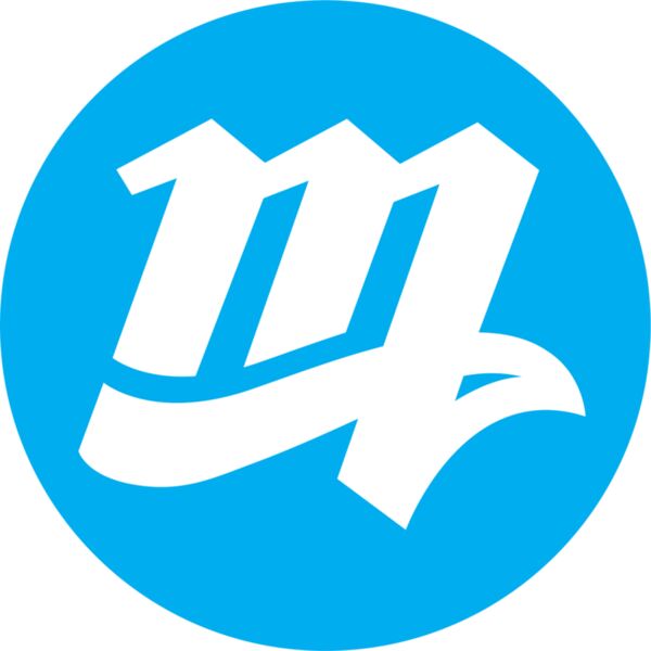 M Circle Cyan White Thumbnail