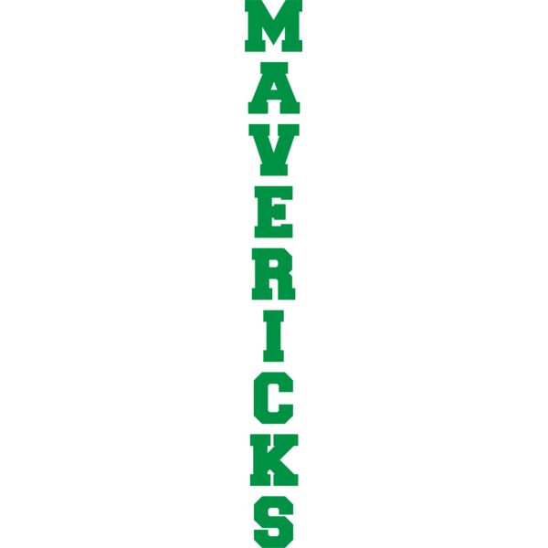 Mavericks Vertical Green Thumbnail
