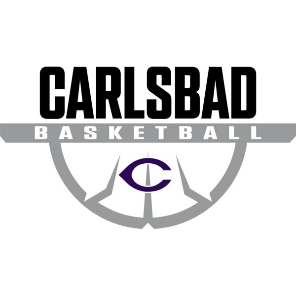 Carlsbad Basketball Half Ball BlackGrey Thumbnail