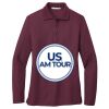 Women's Silk Touch Long Sleeve Polo Thumbnail
